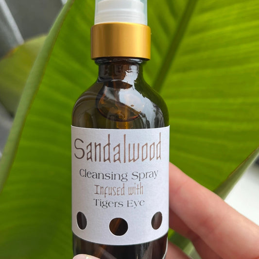 Sandelholz Reinigungsspray - Wechsel- oder Menstruationsbeschwerden 0 Dein Heiliges Chakra   