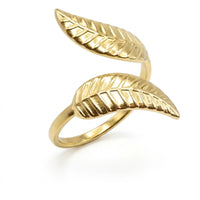 Lorbeer Ring - Erfolg 18k Gold