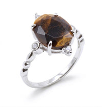 TIGERAUGE Ring - Mut 925er Silber
