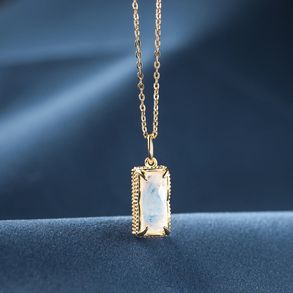 
                  
                    Premium Mondstein Halskette - Weibliche Energie Halskette Dein Heiliges Chakra 18k Gold
                  
                
