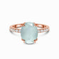 Passion - Ring  Dein Heiliges Chakra Aquamarin Roségold 5