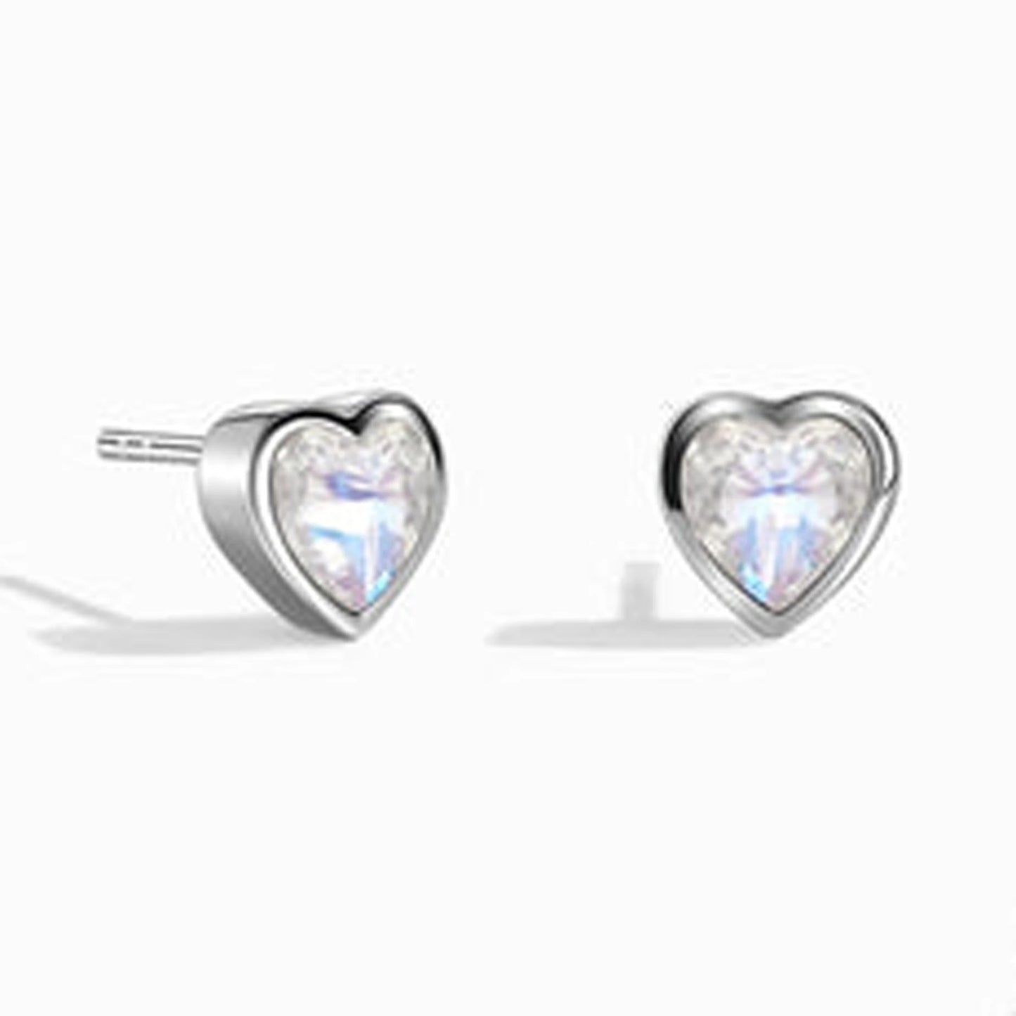 Mondstein Love Ohrringe - Intuition & Weiblichkeit 0 Dein Heiliges Chakra Silber