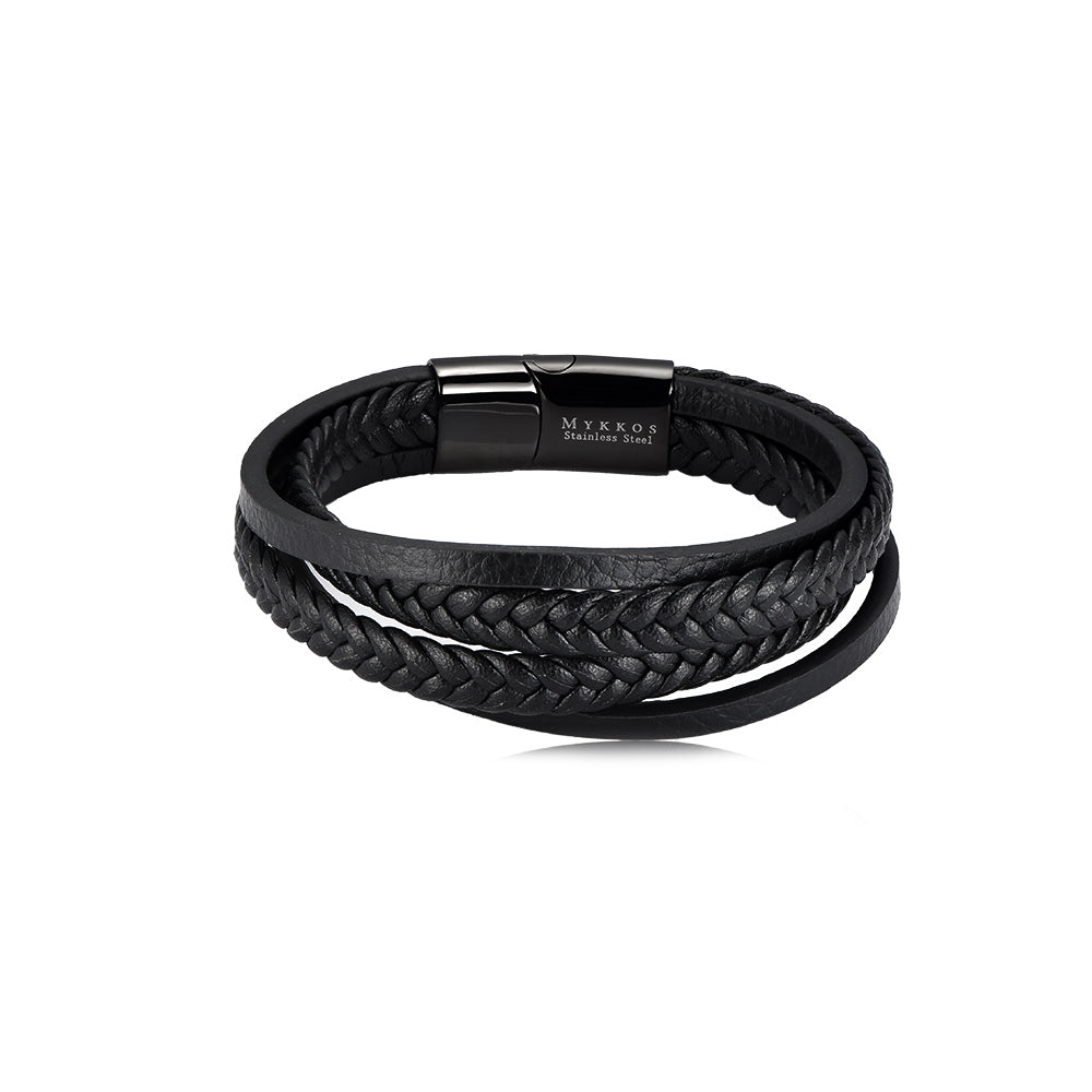 Marc Layer Armband Dein Heiliges Chakra 20 cm Schwarz