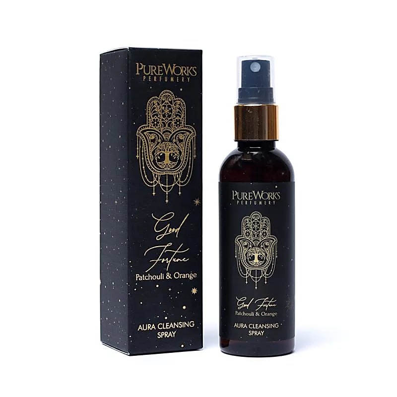 Aura Spray Patchouli & Orange - Good Fortune Entspannung & Selbstvertrauen  Dein Heiliges Chakra   