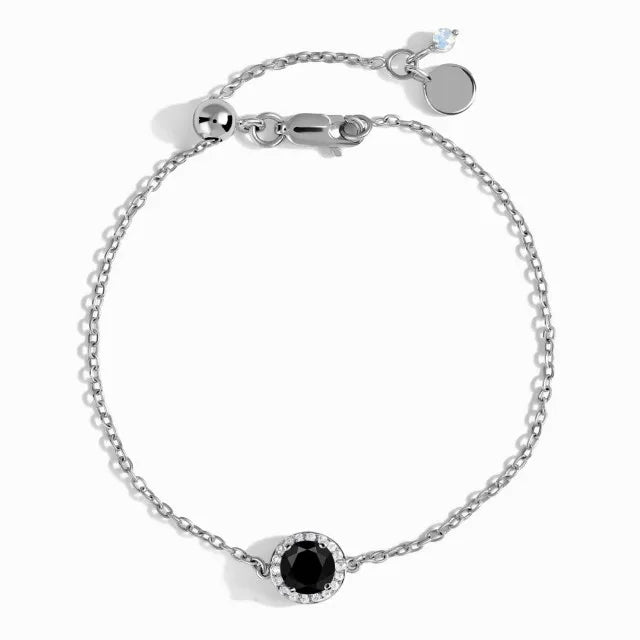 Magisches Armband - Du wählst  Dein Heiliges Chakra Turmalin 925er Silber 