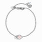 Magisches Armband - Du wählst  Dein Heiliges Chakra Rosenquarz 925er Silber 