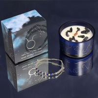 STERNZEICHEN STIER - Kerze & Armband