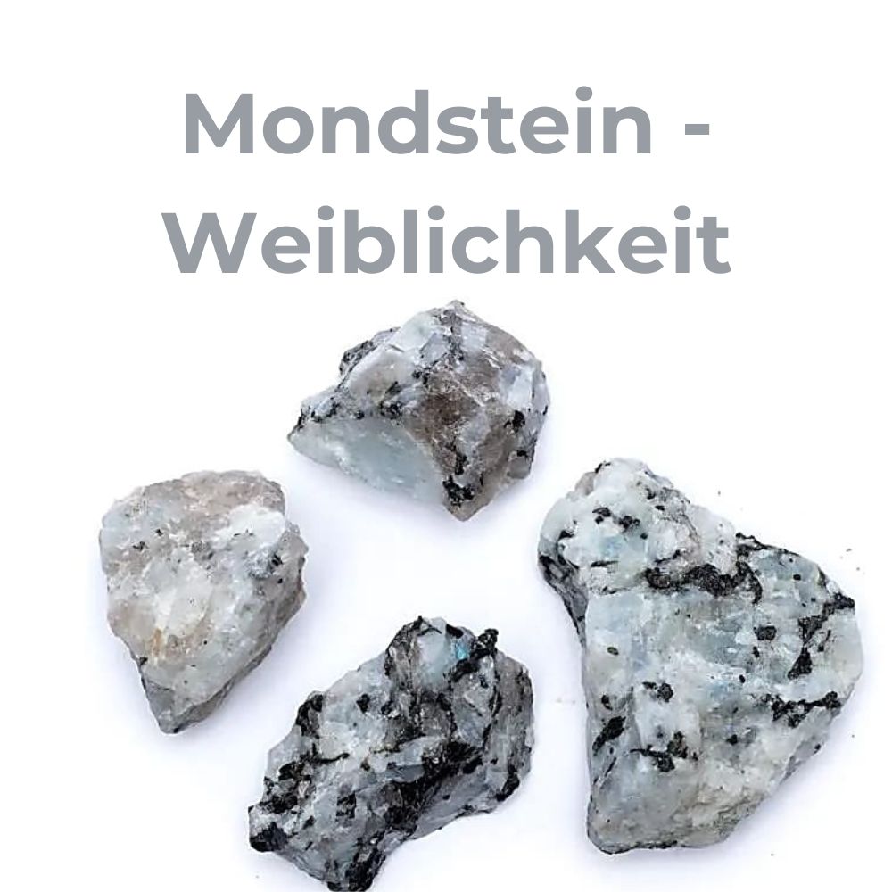 MONDSTEIN Trommelstein - Weiblichkeit  Dein Heiliges Chakra   