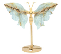 BLAUER KALZIT Schmetterling - Ruhe, Sanftheit & inneren Stille Kristalle Dein Heiliges Chakra