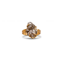 PYRIT Ring 18k gold - Wohlstand, Reichtum