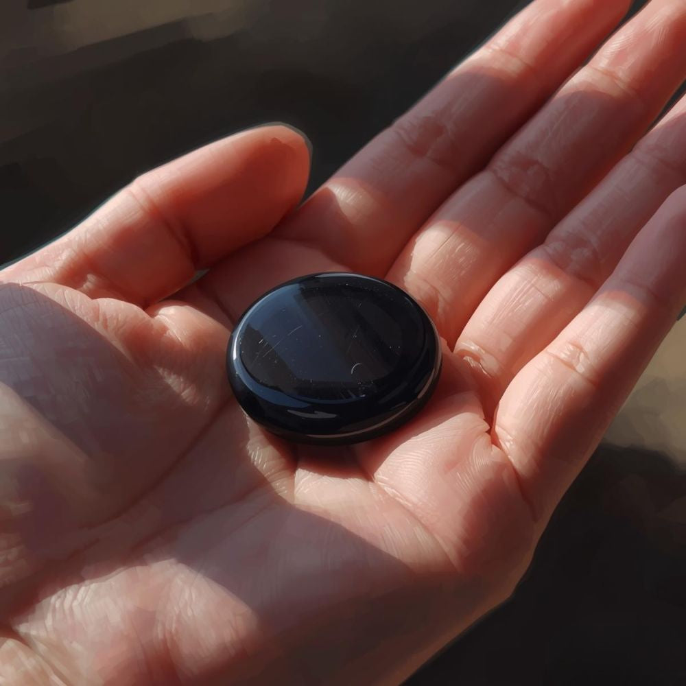 TURMALIN Scheibenstein - Schutz Kristalle Dein Heiliges Chakra