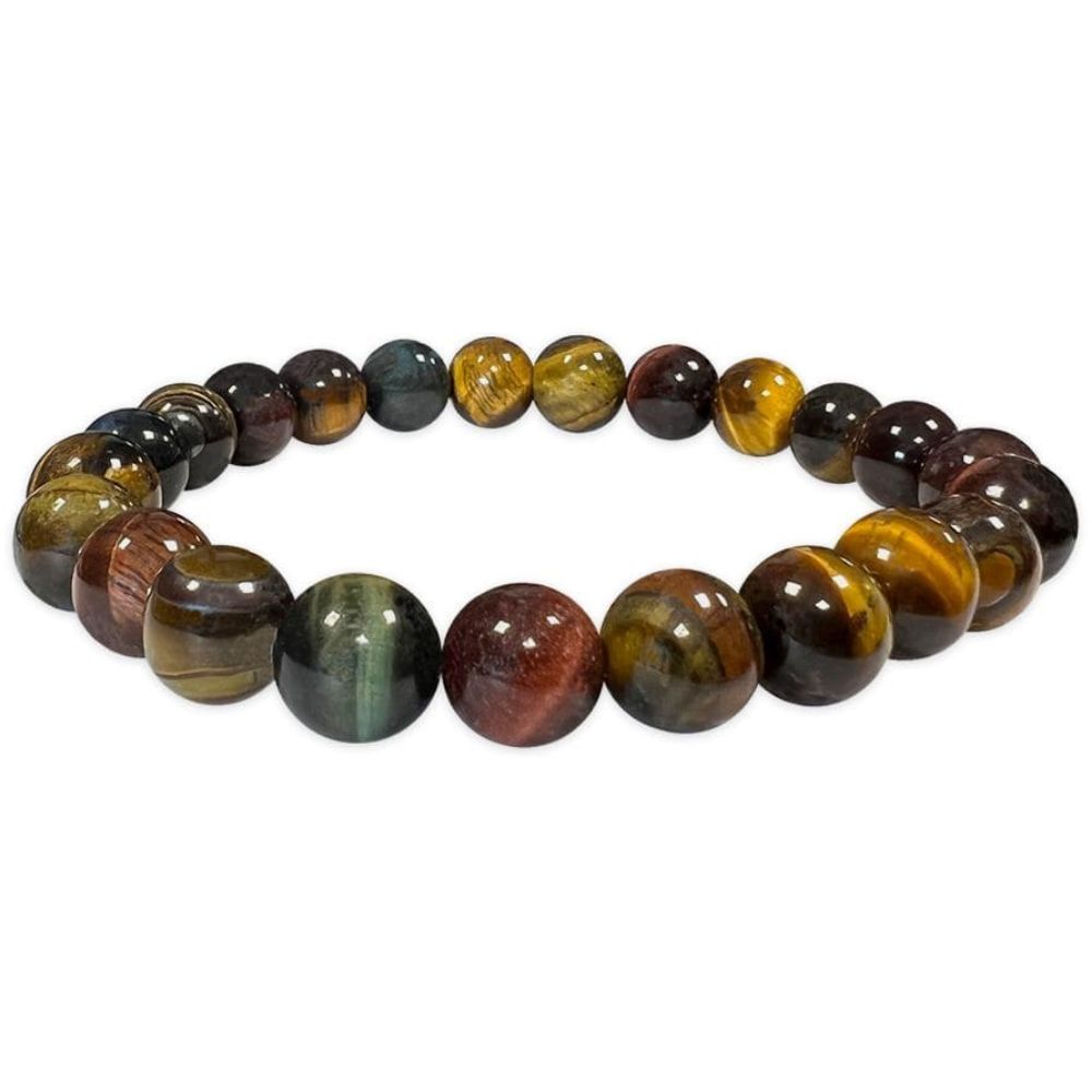 
                  
                    Mix Tiger Auge Armband - Selbstsicherheit Armbänder Dein Heiliges Chakra
                  
                