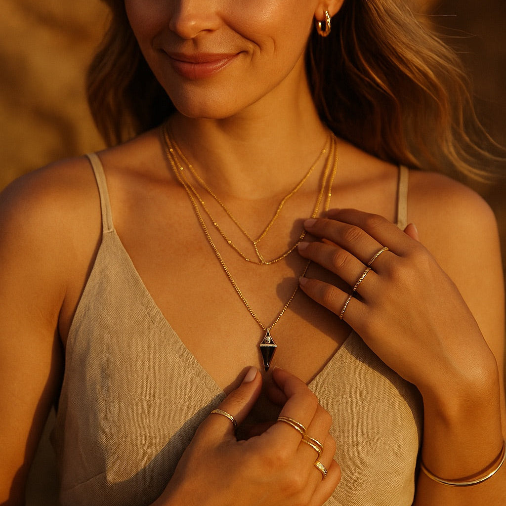 Aura - Halskette Halskette Dein Heiliges Chakra