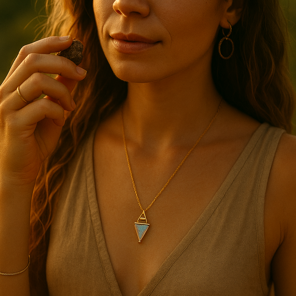 Aura - Halskette Halskette Dein Heiliges Chakra