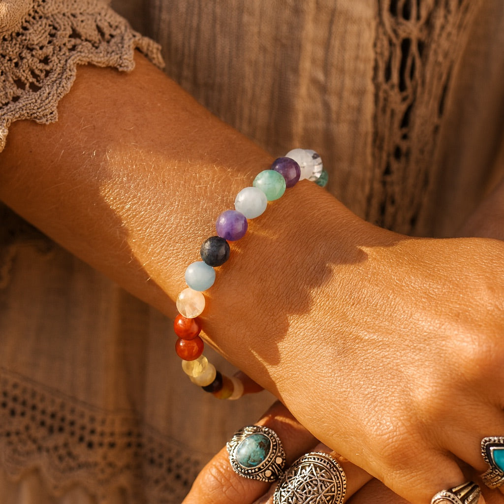 7 Chakren Armband - 7 Chakren Heilung Armbänder Dein Heiliges Chakra