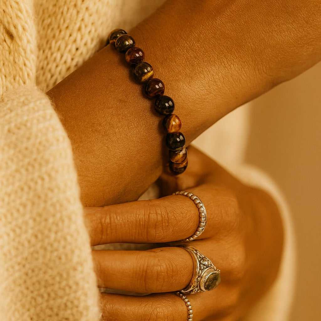 Mix Tiger Auge Armband - Selbstsicherheit Armbänder Dein Heiliges Chakra