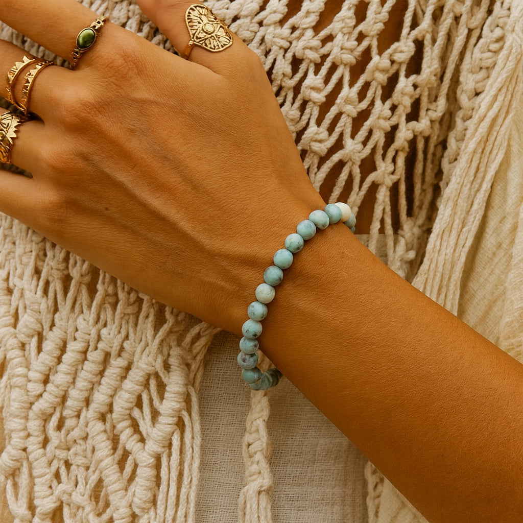 LARIMAR Armband - Gelassenheit Armbänder Dein Heiliges Chakra