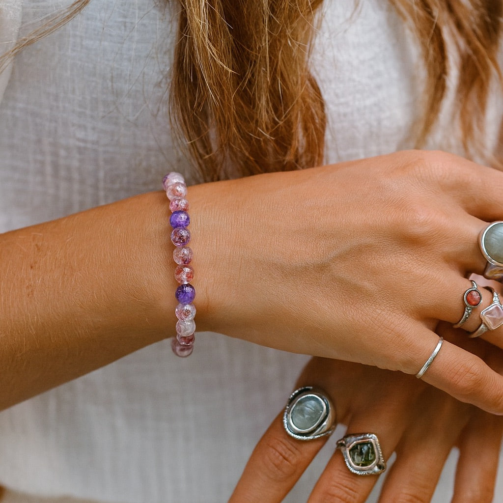 Super Sieben - Armband Armbänder Dein Heiliges Chakra