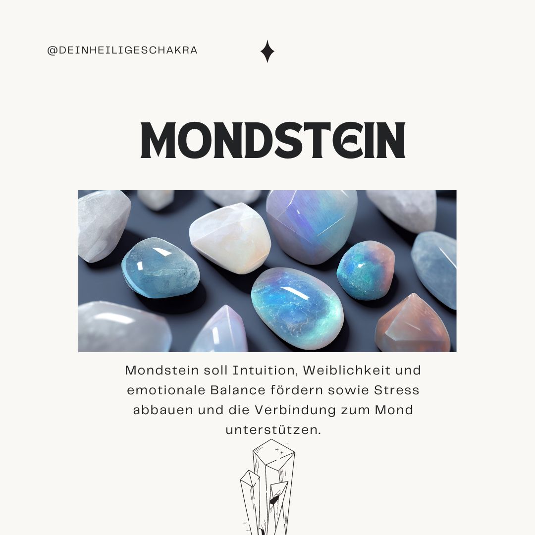 Aurora Mondstein Ring - Intuition & Weiblichkeit  Dein Heiliges Chakra   