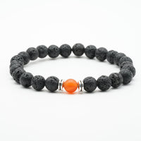Lavastein Aquamarin Armband - Lebensfreude & innere Kraft (Kopie) Armbänder Dein Heiliges Chakra
