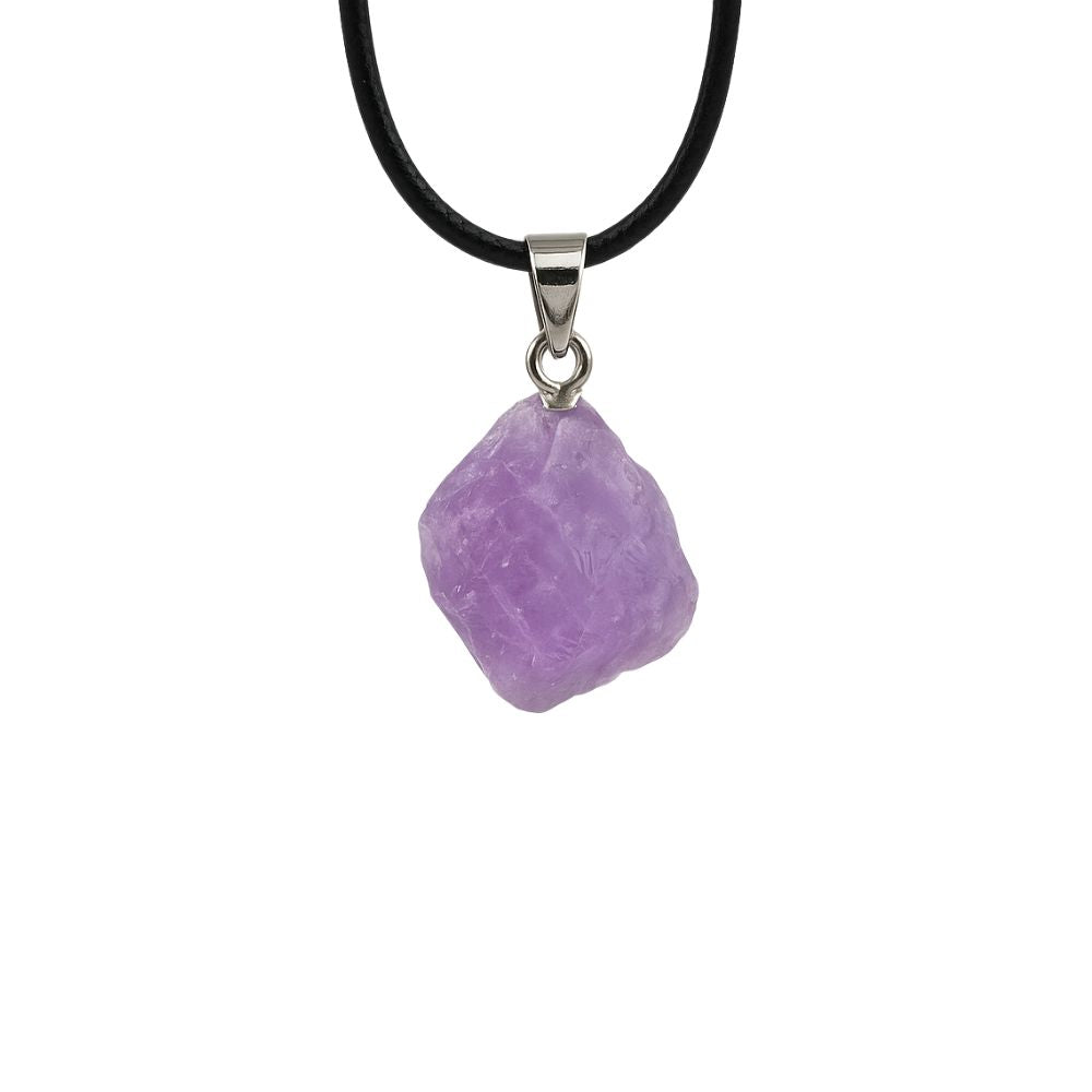
                  
                    AMETHYST Spitze Halskette - Innere Ruhe Halskette Dein Heiliges Chakra
                  
                