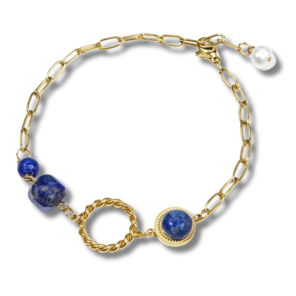 Lapislazuli Armband - Weisheit 0 Dein Heiliges Chakra   