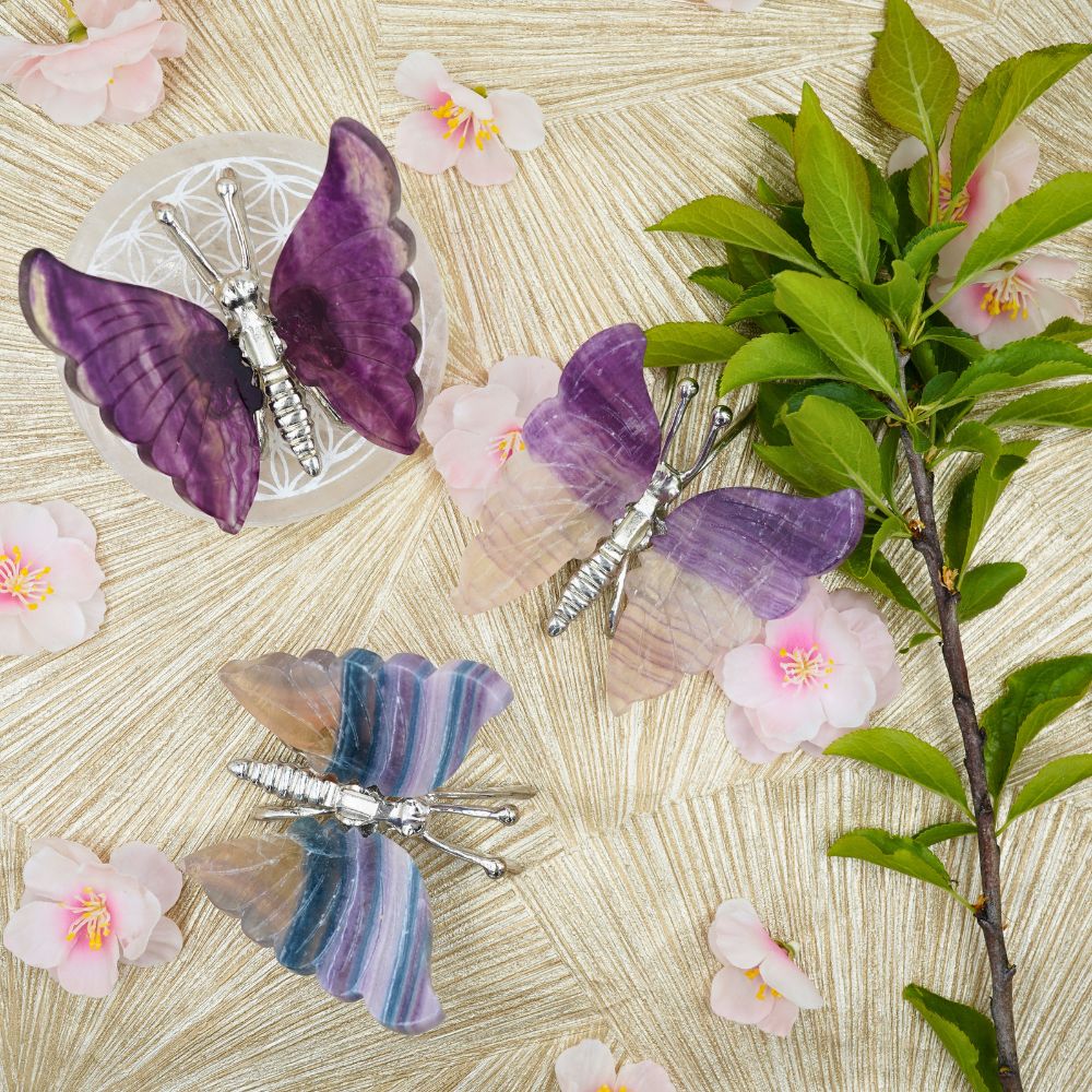 
                  
                    FLUORIT - Schmetterling - seelische Leichtigkeit Dein Heiliges Chakra
                  
                