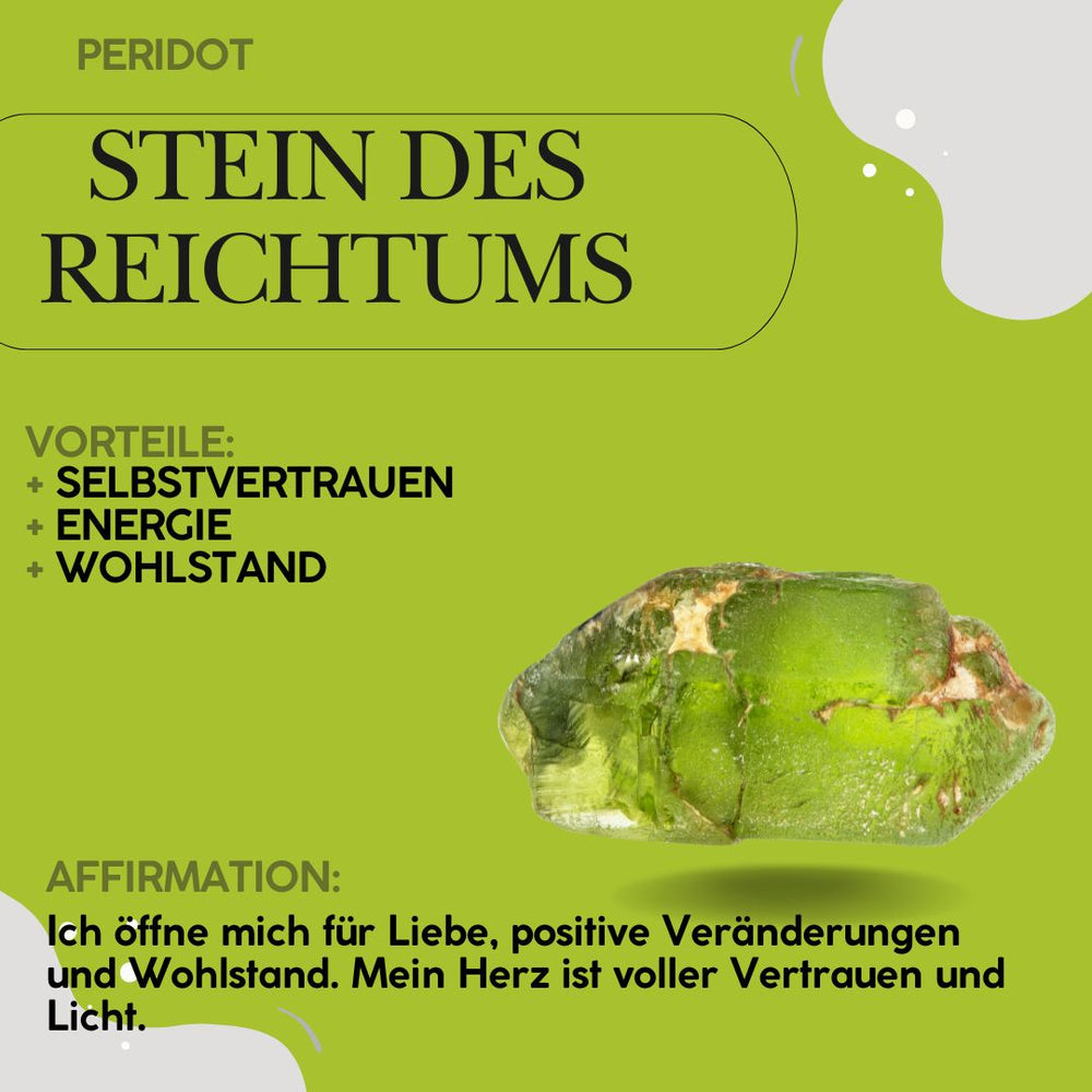 
                  
                    PERIDOT Ring - Wohlstand Ringe Dein Heiliges Chakra
                  
                