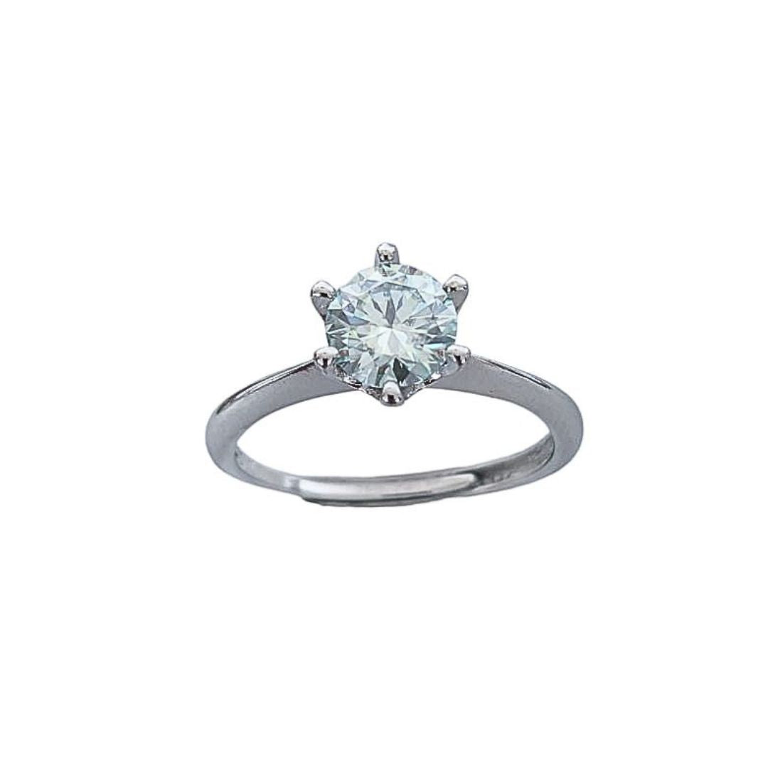 MOISSANIT Premium Ring - Glück Ringe Dein Heiliges Chakra