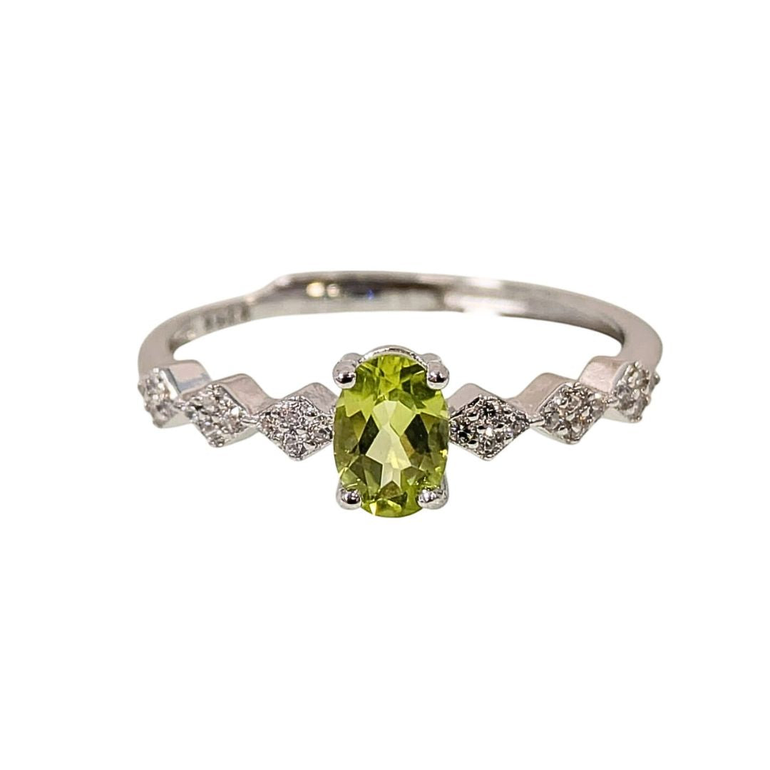 PERIDOT Premium Ring - Wohlstand Ringe Dein Heiliges Chakra