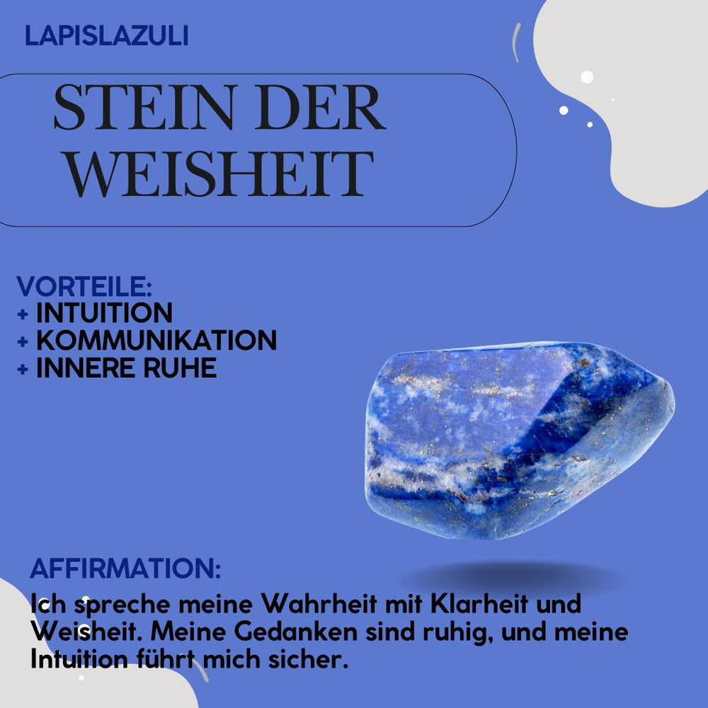 Räucherstäbchen mit echten Lapislazuli Steinen - Emotionale Ruhe Räucherstäbchen Dein Heiliges Chakra
