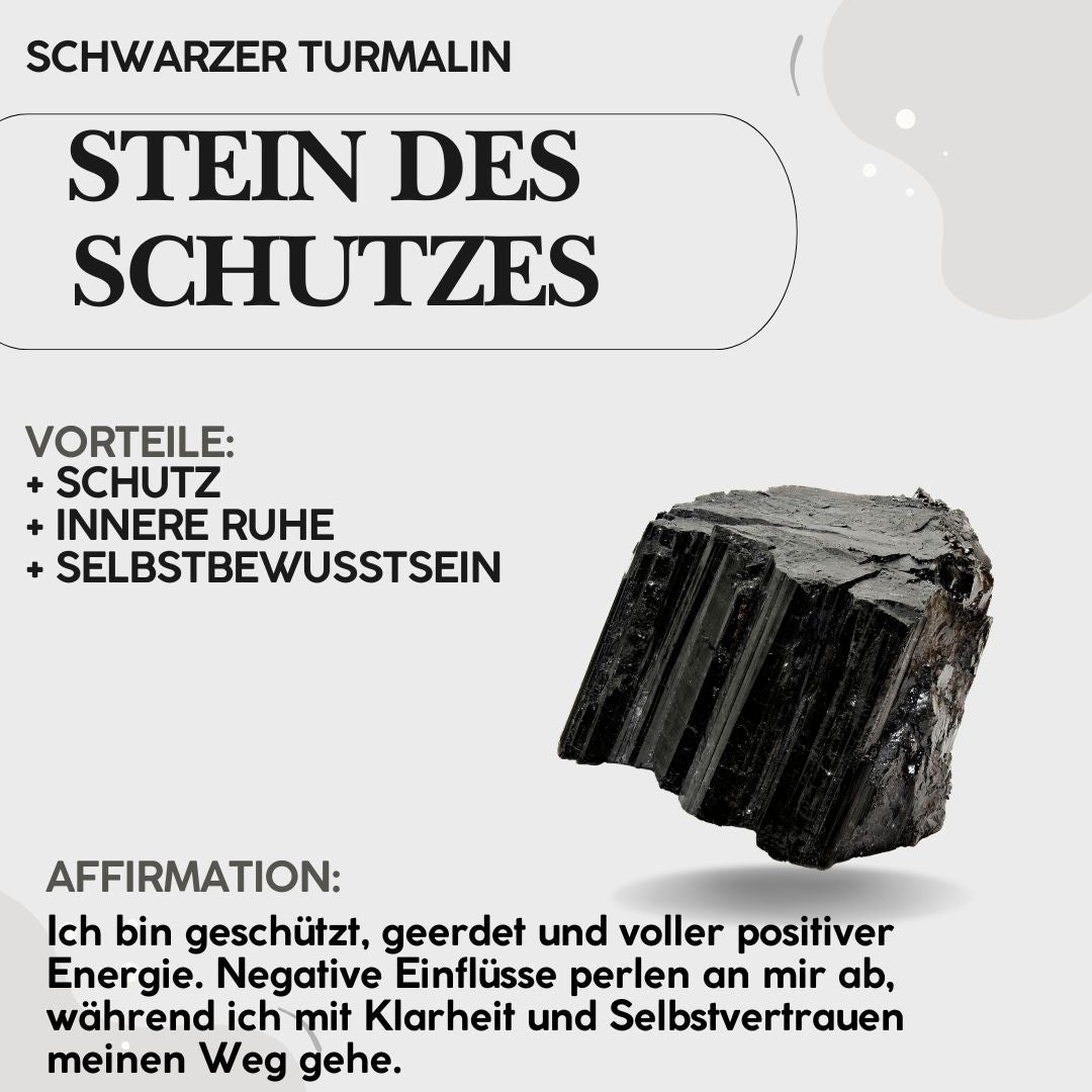 TURMALIN Stretch Ring - Schutz Ringe Dein Heiliges Chakra
