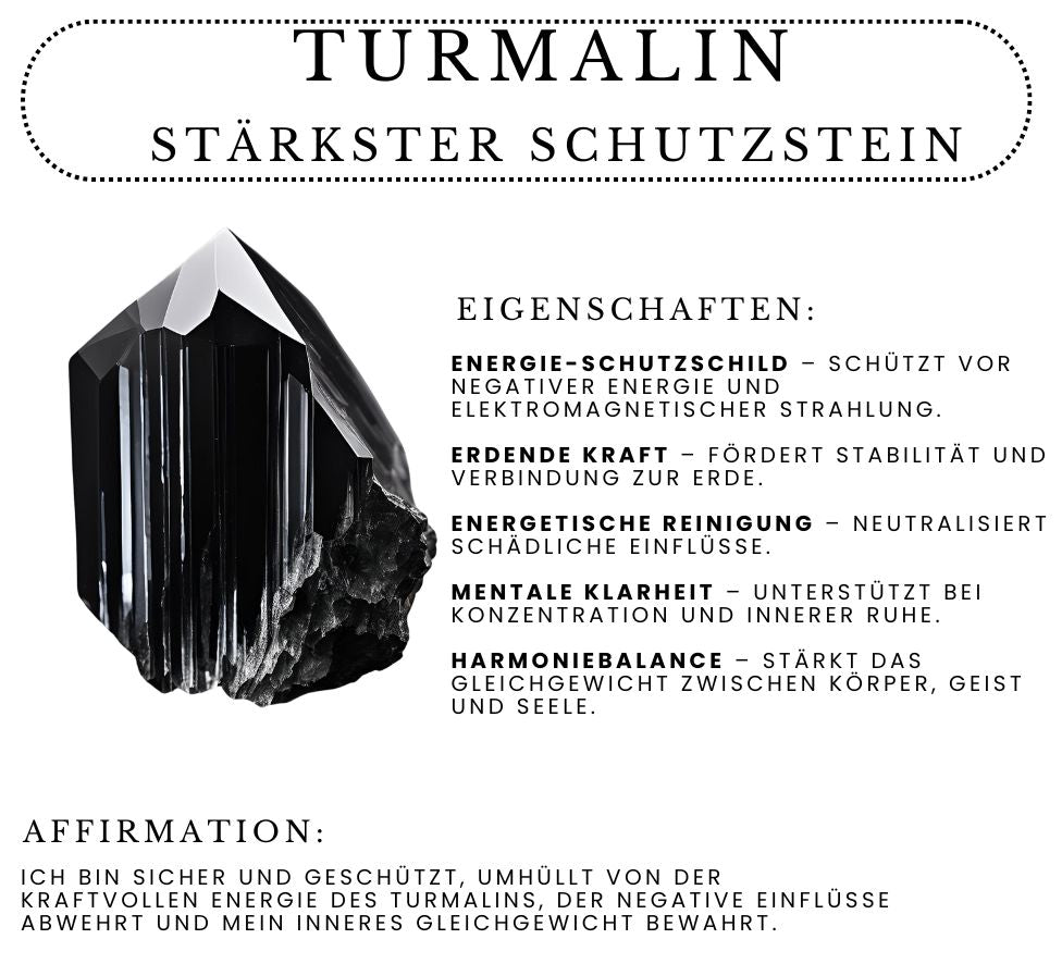 TURMALIN Rohstein - Schutz Dein Heiliges Chakra