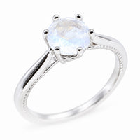 MONDSTEIN DIAMOND Ring - Feminine Energie 925er Silber