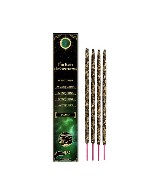 Räucherstäbchen Jasmin & Aventurin Kristall Räucherstäbchen Dein Heiliges Chakra