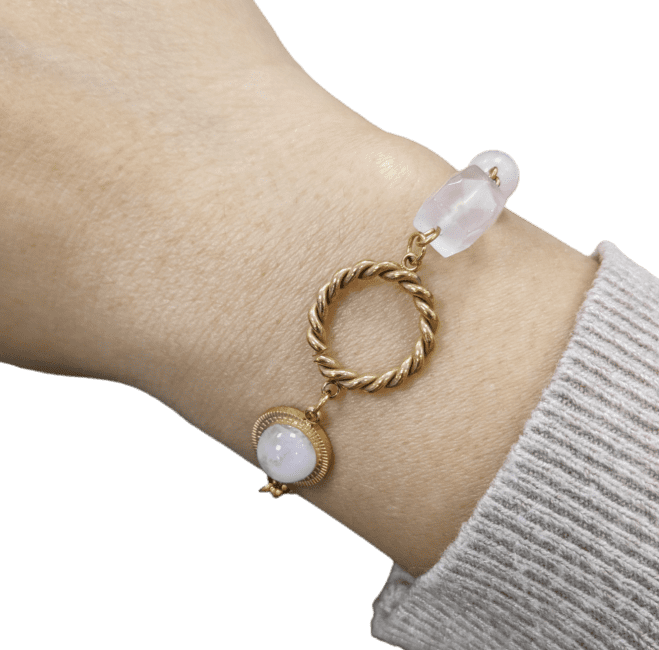 Rosenquarz Armband - Liebe 0 Dein Heiliges Chakra   